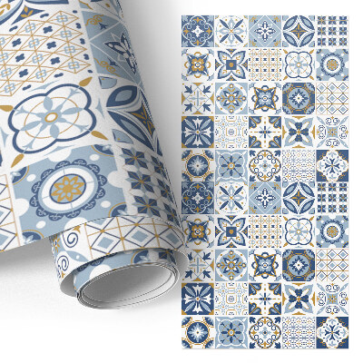 Samolepiaca fólia na nábytok s motívom retro dlaždíc