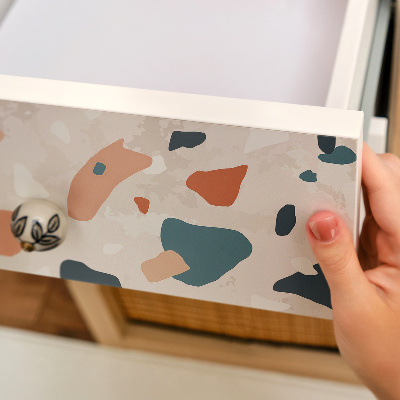 Tapeta na nábytok s farebným vzorom