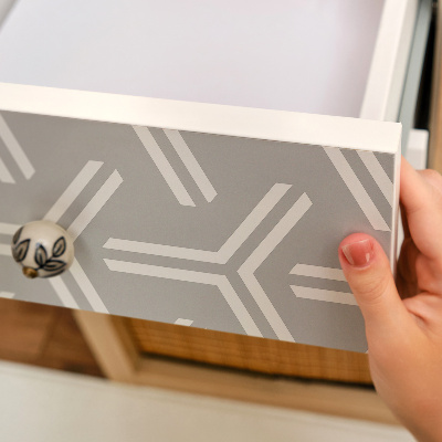 Tapeta na nábytok s moderným geometrickým vzorom