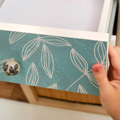 Nalepovacia fólia na nábytok s rastlinným vzorom