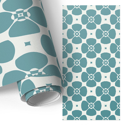 Samolepiaca fólia na nábytok s kvetinovým geometrickým vzorom