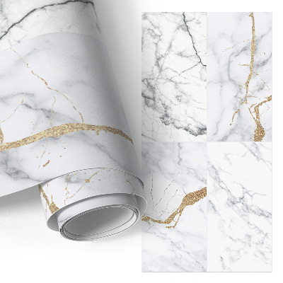 Nalepovacia fólia na nábytok v dizajne čierneho mramoru