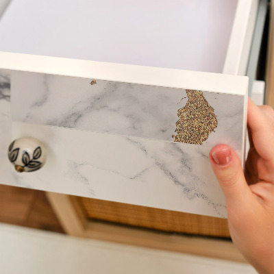 Nalepovacia fólia na nábytok v dizajne čierneho mramoru