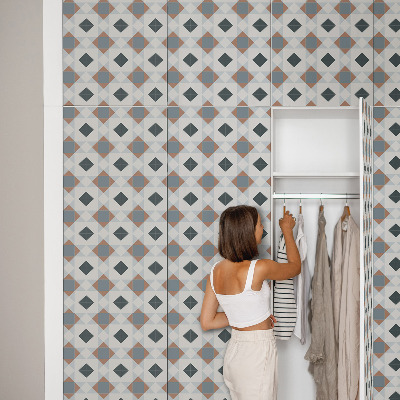 Nábytková fólia s geometrickou kompozíciou