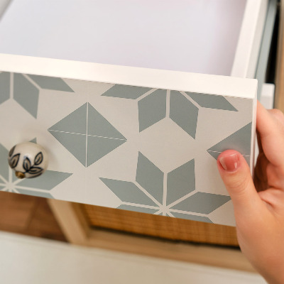 Tapeta na nábytok s geometrickým vzorom v elegantnom dizajne