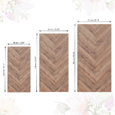 Samolepiaca tapeta na nábytok s motívom drevenej rybej kosti