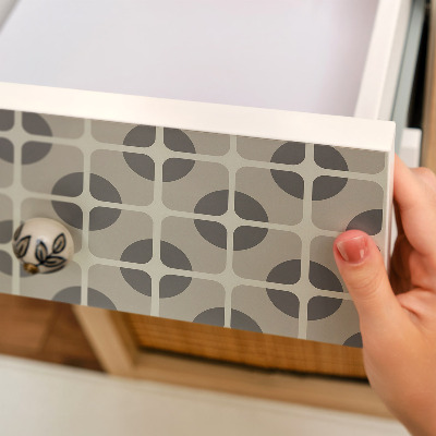 Nábytková fólia s geometrickým vzorom