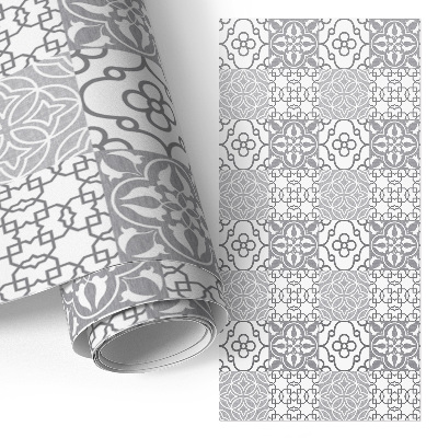 Lepiaca tapeta na nábytok so symetrickým motívom mozaiky