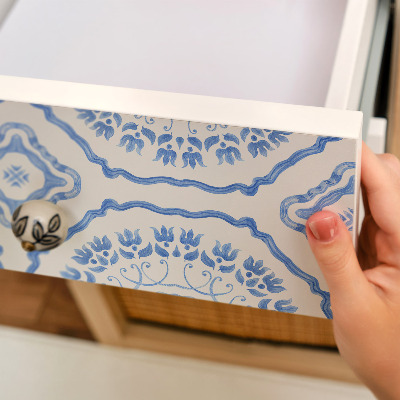 Samolepiaca tapeta na nábytok s motívom gréckych dlaždíc