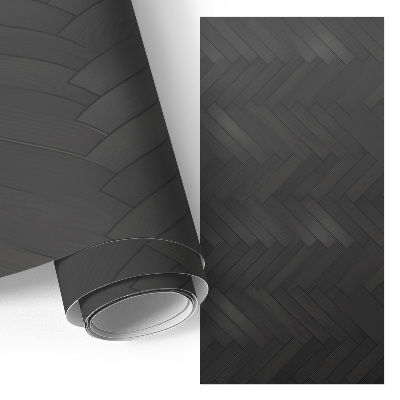 Tapeta na nábytok s tmavým vzorom rybej kosti