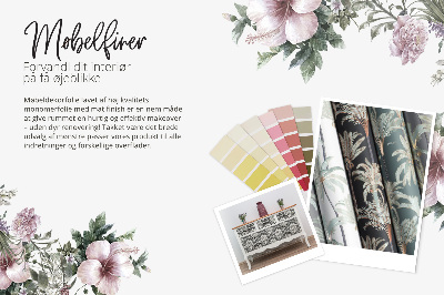 Samolepiaca fólia na nábytok s béžovými pruhmi