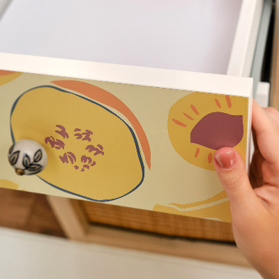 Samolepiaca fólia na nábytok s ovocným vzorom