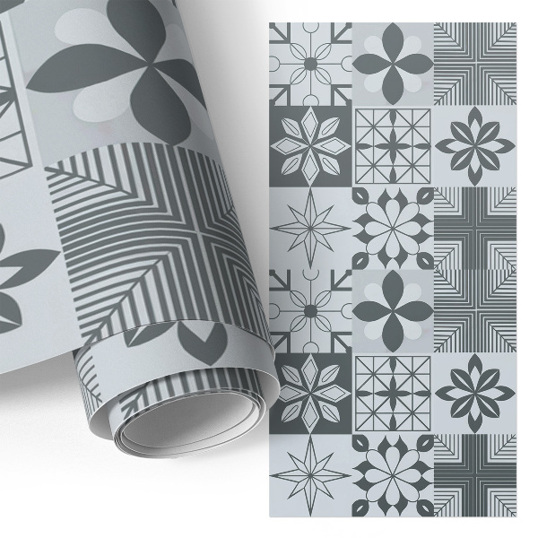 Samolepiaca tapeta na nábytok v sade s viacerými dlaždicami