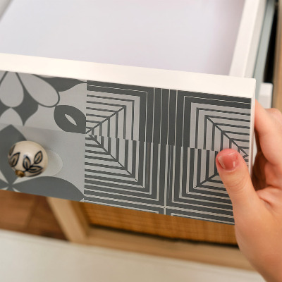 Samolepiaca tapeta na nábytok v sade s viacerými dlaždicami