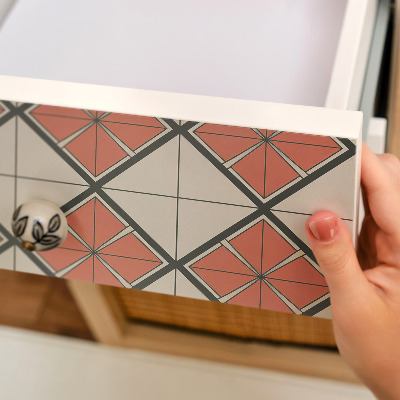 Fólia na nábytok s motívom šachovnicovej dlaždice