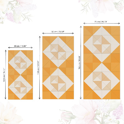 Samolepiaca fólia na nábytok s motívom trojuholníkovej mozaiky