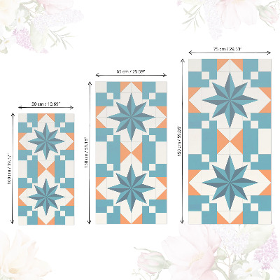 Nalepovacia fólia na nábytok s motívom hviezdnych dlaždíc