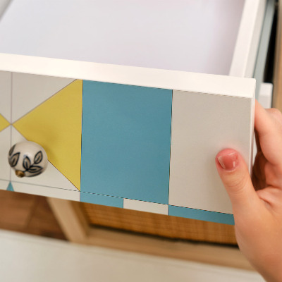 Nábytková fólia s motívom modrých hviezd