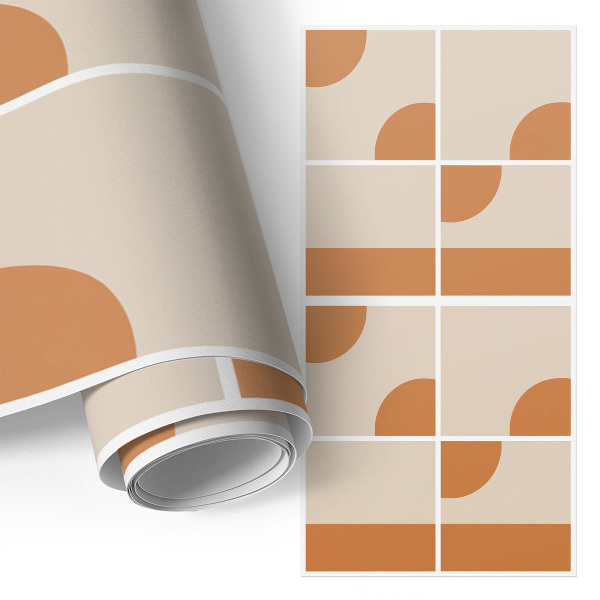 Tapeta na nábytok s vintage motívmi tvarov