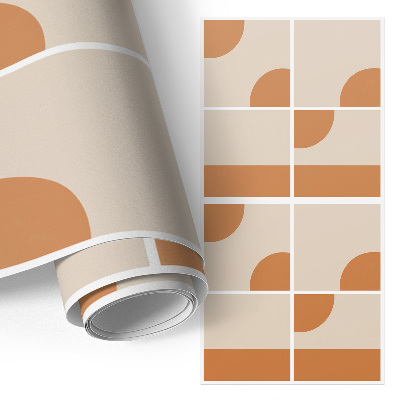 Tapeta na nábytok Vintage tvary