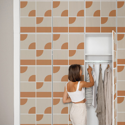 Tapeta na nábytok s vintage motívmi tvarov