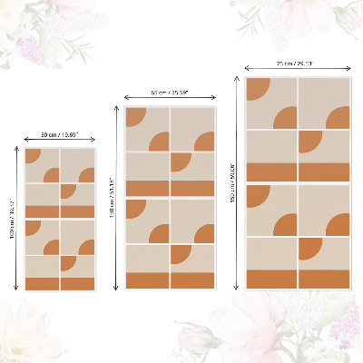 Tapeta na nábytok s vintage motívmi tvarov
