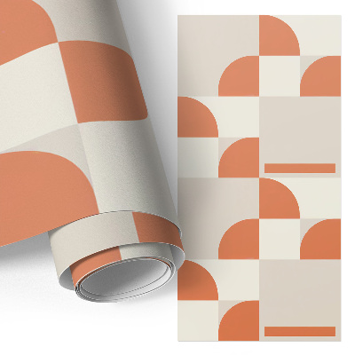 Samolepiaca tapeta na nábytok Vintage tvary