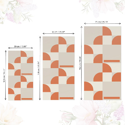 Samolepiaca tapeta na nábytok s vintage vzorom tvarov