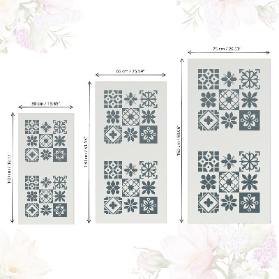 Samolepiaca fólia na nábytok s motívom geometrických dlaždíc