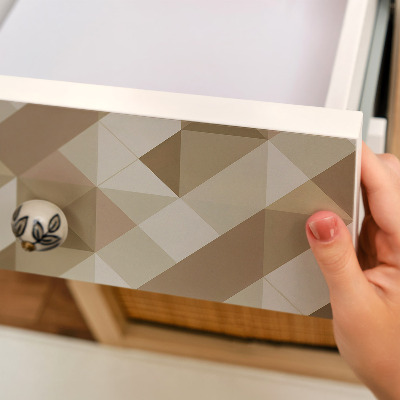 Nalepovacia fólia na nábytok s geometrickým vzorom