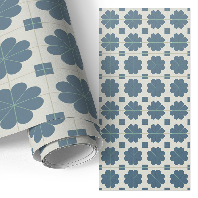 Samolepiaca tapeta na nábytok Kvetinová geometria