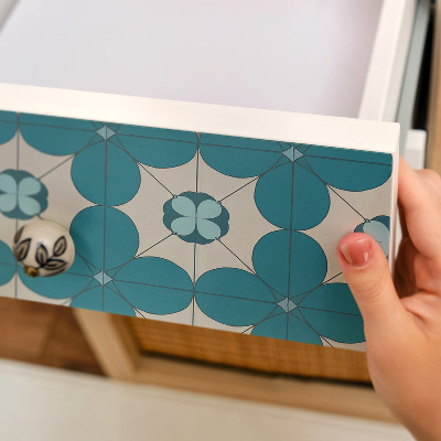 Fólia na nábytok s geometrickým vzorom