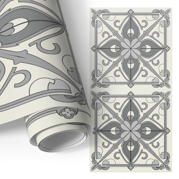 Lepiaca tapeta na nábytok s motívom dlaždíc