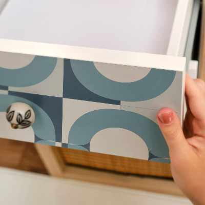 Fólia na nábytok s motívom modrých kolies