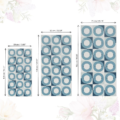 Fólia na nábytok s motívom modrých kolies