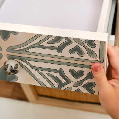 Nalepovacia fólia na nábytok s motívom starých dlaždíc