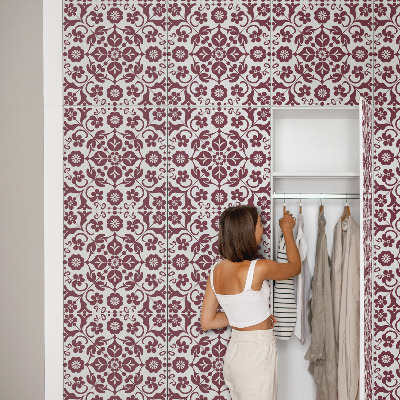 Samolepiaca tapeta na nábytok s kvetinovým vzorom