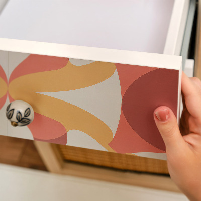 Lepiaca tapeta na nábytok s motívom retro umenia