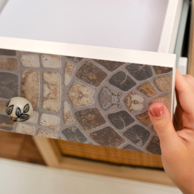 Samolepiaca fólia na nábytok s motívom kamennej mozaiky