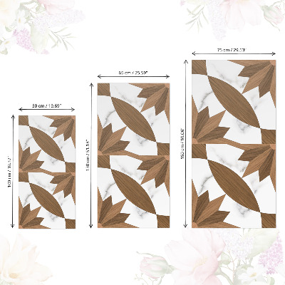 Nábytková fólia s motívom dreva a mramoru