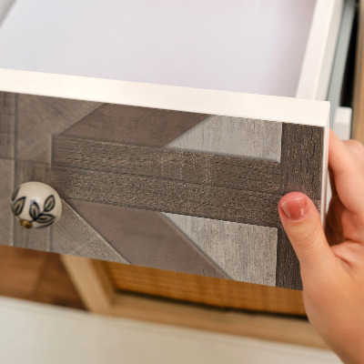 Lepiaca tapeta na nábytok s geometrickým vzorom