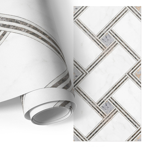 Fólia na nábytok s motívom modernej geometrie