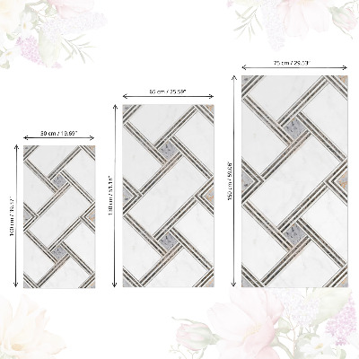 Fólia na nábytok s motívom modernej geometrie