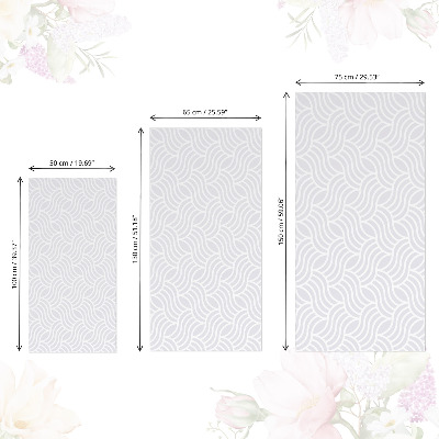 Samolepiaca fólia na nábytok s vlnitým vzorom