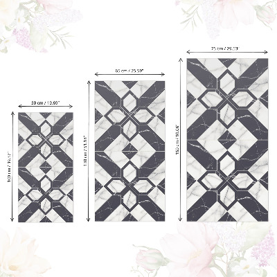 Nábytková fólia s geometrickým vzorom v štýlovej elegancii