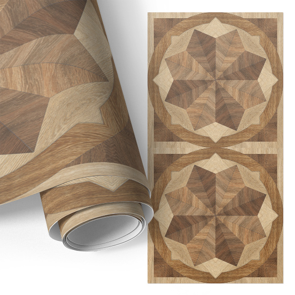 Tapeta na nábytok s motívom drevených kolies