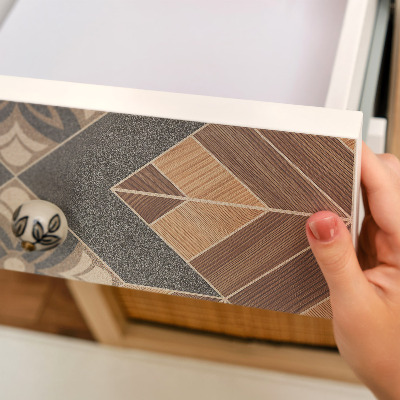 Fólia na nábytok s motívom geometrických ornamentov