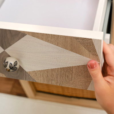 Samolepiaca fólia na nábytok s motívom drevených ozdôb