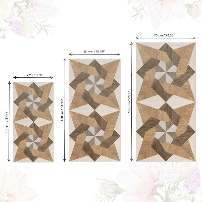 Samolepiaca fólia na nábytok s motívom drevených ozdôb