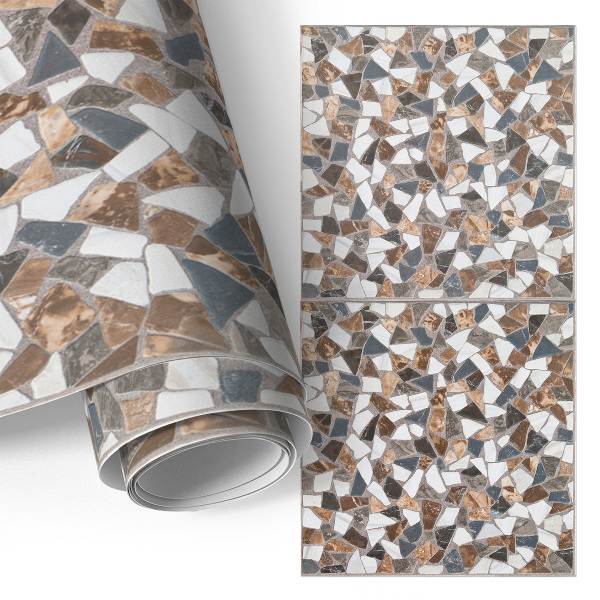 Samolepiaca fólia na nábytok s motívom kamennej mozaiky